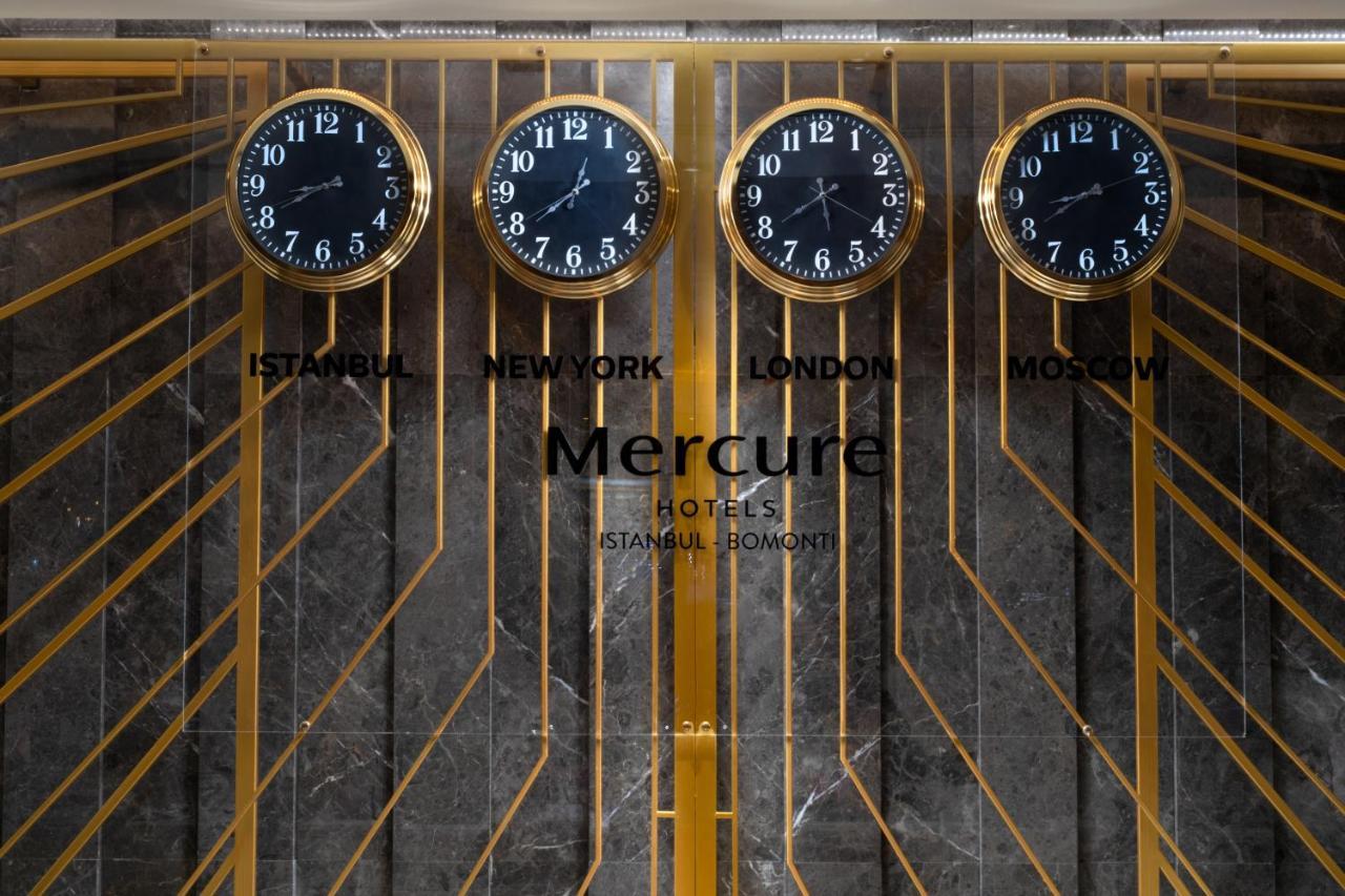 Mercure Istanbul Bomonti Exterior photo Clocks in the lobby