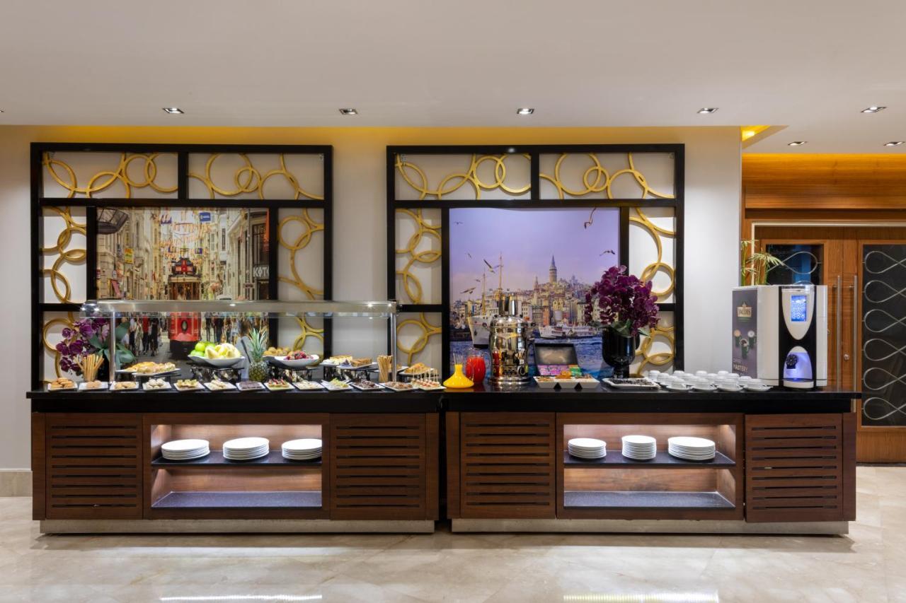 Mercure Istanbul Bomonti Exterior photo A buffet at a hotel